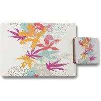Benjamin Tate Design japanese maple placemat coaster set in Natural
