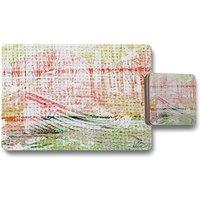 Benjamin Tate Design washed up placemat coaster set in Natural
