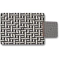 Benjamin Tate Design woven pattern placemat coaster set in Natural