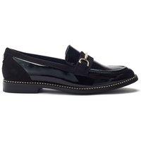 Moda In Pelle Women's 'Kinzey' Patent Leather Loafers in Black | Size: 4