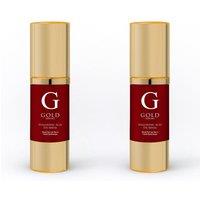 Gold Serums Women's Hyaluronic Acid Eye Serum 15ml x 2 Duo Pack in White