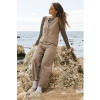 Rapanui Clothing Women's Corduroy Jumpsuit in Brown | Size: 12