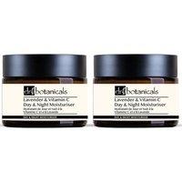 Lavender & Vitamin C Day & Night Moisturiser 50ml x 2 Duo Pack