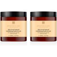 Skin Treat Natural Exfoliating Body Scrub 120ml Twin Value Savings Pack