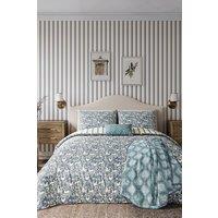 Helena Springfield 'Forest Friends' Cotton Duvet Cover Set in Blue | Size: Double
