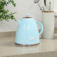 HOMCOM Electric Kettle, Fast Boil, 1.7L, 3kW, Auto Shut-off in Light Blue