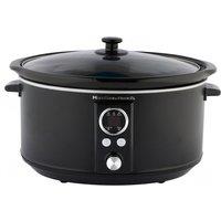6.5L Digital Oval Slow Cooker Black