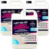 ProKleen Scent Booster Carpet Shampoo 15L Fresh Linen with Encapsulated Technology in Clear