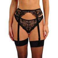 Freya Women's Fascinate Suspender Belt in Black | Size: 16
