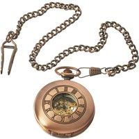 TruClothing Men's Automatic Mechanical Blinders Pocket Watch in Rose Gold