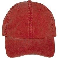 Native Spirit Men's Faded Washed Baseball Cap in Light Red