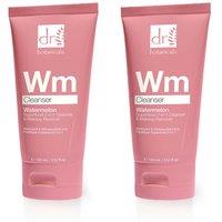 Dr. Botanicals Women's Watermelon Superfood 2-in-1 Cleanser & Makeup Remover with Glycolic Acid, Salicylic Acid & Lactic Acid 100ml x 2 Duo Pack