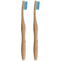Bamboo Toothbrush Blue Twin Value Savings Pack