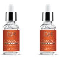 Dr H Women's Vitamin C Brightening Oil Facial Oil 30ml x 2 Duo Pack in White