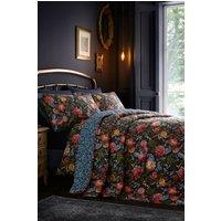 Dreams & Drapes 'Bejewelled' 100% Cotton Quilted Bedspread in Navy