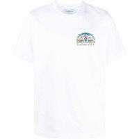 Casablanca Men's Vue De Damas White T-shirt | Size: XL
