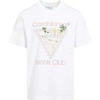 Casablanca Men's Maison De Reve White T-Shirt | Size: XL