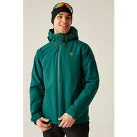 Dare 2b Men's Torrek Blazen Stretch Kinematic-Tech Waterproof Insulated Jacket in Teal | Size: Large