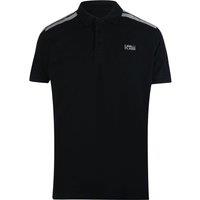 Cavalli Class Men's Taped Shoulders Black Polo Shirt | Size: 2XL