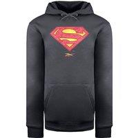 Reebok Men's DC Superman Dark Graphite Hoodie in Dark Grey | Size: Large