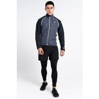 Dare 2b Men's Abaccus Reflective Lightweight Quick Dry Thermal Tight in Jet Black | Size: XL