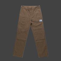 NVYSKN Men's Heavyweight Street Style Canvas Utility Trousers in Walnut | Size: 32
