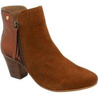 Ravel Women's 'Tay' Suede Heeled Ankle Boots in Brown | Size: 4