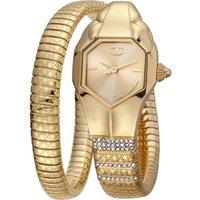Just Cavalli Women's Just Glam EVO 2 champagne Dial Yellow Gold Bracelet Watch