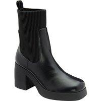 Ravel Women's Black 'Horton' Block-Heel Ankle Boots | Size: 7