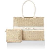 Carvela Women's 'Beach Glam Tote' Bag in Beige