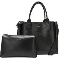 Claudia Canova Women's Amilia Xl Single Pocket Tote Grab Bag in Black