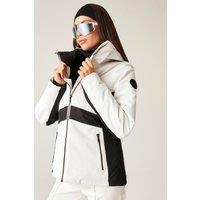Dare 2b Women's Issy Waterproof Insulated Padded Ski Jacket in White | Size: 10