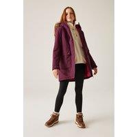Regatta Women's Sabinka Hooded Waterproof Longline Insulated Jacket in Purple | Size: 18