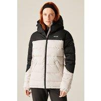 Regatta Women's Aldthorn Hooded Water-Repellent Insulating Padded Jacket in Beige | Size: 20