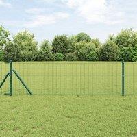 Berkfield Home Euro Fence Green 0, 8x10 m Steel