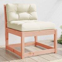 Berkfield Home Garden Sofa with Cushions Solid Wood Douglas in Brown