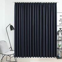Berkfield Home Blackout Curtain with Hooks Anthracite 290x245 cm