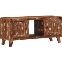 Berkfield Home TV Cabinet 105x46x32 cm Solid Wood Reclaimed in Brown | Size: 105 x 46 x 32 cm