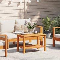 Berkfield Home Coffee Table 90x50x45 cm Solid Acacia Wood in Brown | Size: 90 x 50 x 45 cm
