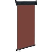 Berkfield Home Balcony Side Awning 105x250 cm Brown