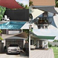 Berkfield Home Sun Shade Sail Brown 2x2x2 m 100% Polyester Oxford