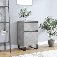 Berkfield Home Sideboard Concrete Grey 40x35x70 cm Engineered Wood | Size: 40 x 35 x 70 cm