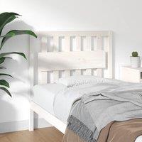 Berkfield Home Bed Headboard White 95.5x4x100 cm Solid Wood Pine
