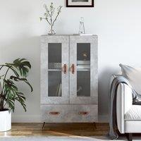 Berkfield Home Highboard Concrete Grey 69.5x31x115 cm Engineered Wood