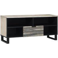 Berkfield Home Media Storage Cabinets & Racks with Drawer with Shelf with Storage White & Black