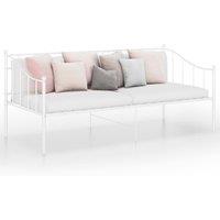 Berkfield Home Sofa Bed Frame White Metal 90x200 cm