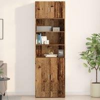 Berkfield Home Wall Cabinet Old Wood 70x42, 5x40 cm Engineered Wood in Brown
