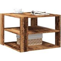 Berkfield Home Coffee Table Old Wood 58x58x40 cm Engineered Wood in Brown | Size: 58 x 58 x 40 cm
