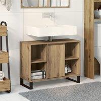 Berkfield Home Artisan Oak Vanity Artisan Oak Engineered Wood Medium in Brown