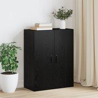 Berkfield Home Hanging cabinet Black oak 69.5 x 34 x 90 cm Engineered wood